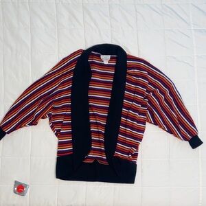 Striped Multicolor Women's Cardigan